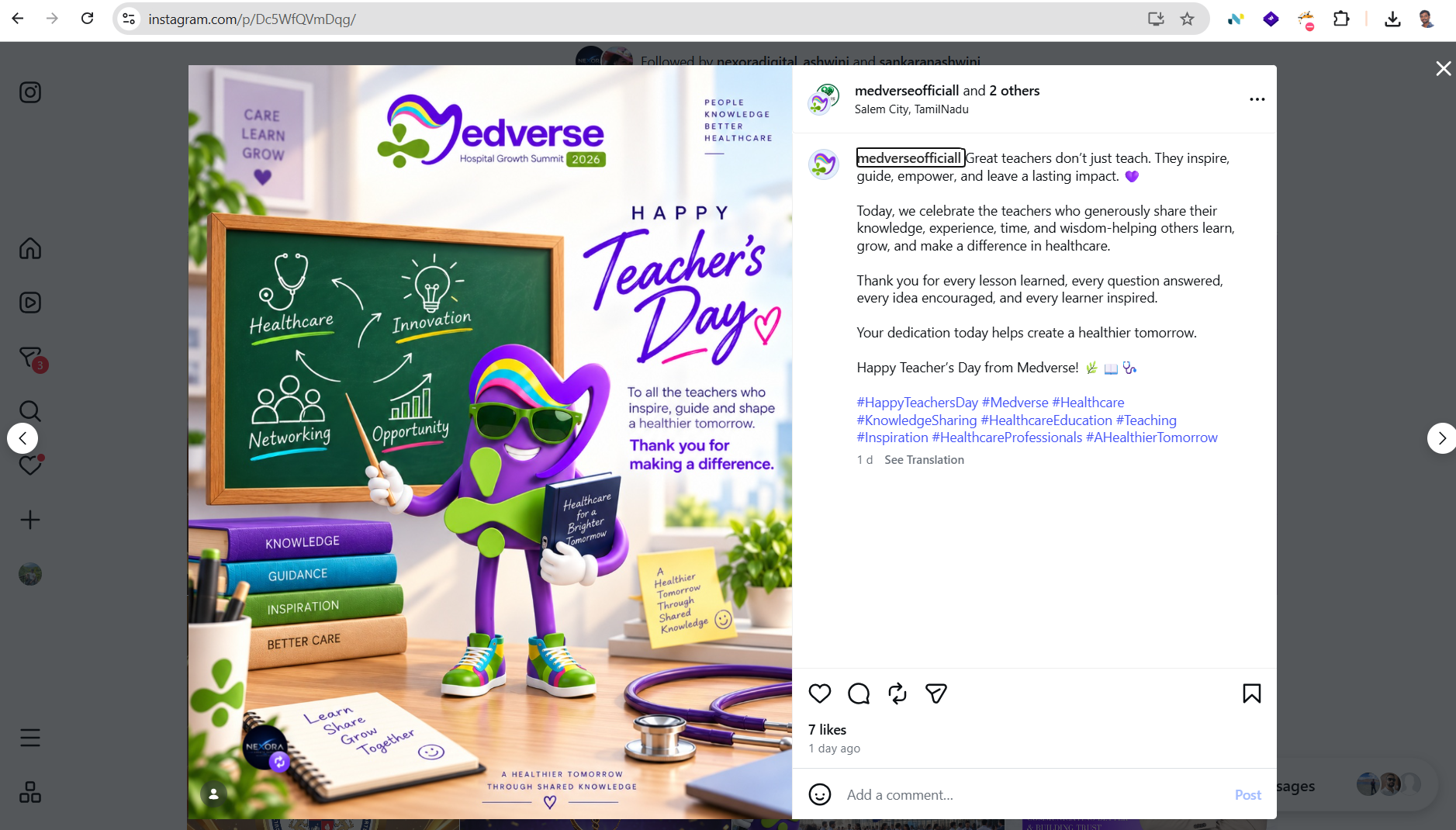Medverse social campaign creative